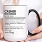 Funny Cashier Mug, Price Puncher Gift, Store Clerk Coffee Cup, Personalized Retail Worker Mug, Colorful Mugs (11oz, 15oz)