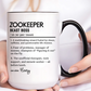 Zookeeper Mug, Funny Animal Keeper Gift, Beast Boss Coffee Mug, Wildlife Lover Mug, Personalized Zoo Gift, Colorful Mugs (11oz, 15oz)