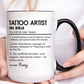 Custom Tattoo Artist Mug, Funny Ink Gift, Tattoo Definition Mug, Personalized Artist Mug, Colorful Mugs (11oz, 15oz)