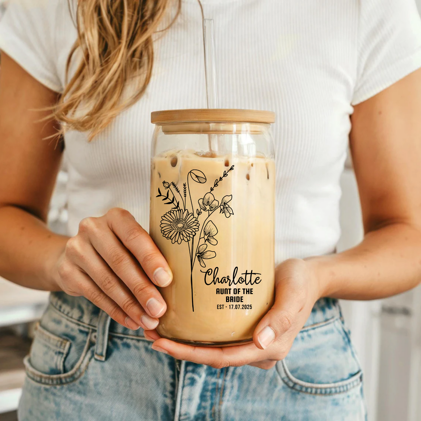 Aunt of the Groom Sipper, Groom Aunt Gift, Wedding Gift for Aunt, Personalized Wedding Sipper, Custom Bridal Party Sipper, Keepsake Cup 16oz