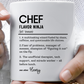 Funny Chef Mug, Custom Culinary Gift, Personalized Cooking Mug, Kitchen Humor Cup, Foodie Definition Mug, Colorful Mugs (11oz, 15oz)