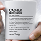 Funny Cashier Mug, Price Puncher Gift, Store Clerk Coffee Cup, Personalized Retail Worker Mug, Colorful Mugs (11oz, 15oz)