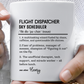 Custom Flight Dispatcher Mug, Funny Aviation Gift, Dispatcher Dictionary Mug, Personalized Pilot Mug, Airport Crew Coffee Cup