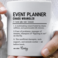 Custom Event Planner Mug, Funny Organizer Gift, Planner Dictionary Mug, Personalized Party Mug, Colorful Mugs (11oz, 15oz)