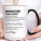 Funny Manager Mug, Custom Boss Gift, Office Leader Definition Cup, Personalized Coffee Mug, Supervisor Appreciation