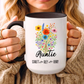 Auntie Mug 11 oz and 15 oz Personalized Gift for Aunt Cute Coffee Cup for Her Custom Name Present for Birthday Baby Reveal