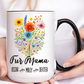 Fur Mama Mug 11oz 15oz Custom Coffee Cup Gift for Pet Lovers Cat or Dog Mom Personalized Ceramic Mug for Animal Owner