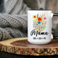 Mama Mug 11oz 15oz Custom Coffee Cup Gift for Mom New Mom Mothers Day Present from Kids Personalized Ceramic Mug for Her Daily Use