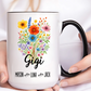 Gigi Mug 11oz 15oz Custom Coffee Cup Gift for Grandma Birthday or Mothers Day Personalized Ceramic Mug for Her from Grandkids