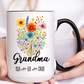 Grandma Mug 11oz 15oz Custom Coffee Cup Gift for Grandma Birthday or Mothers Day Personalized Ceramic Mug for Her from Grandkids