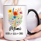Mimi Mug 11oz 15oz Custom Coffee Cup Gift for Mimi Birthday or Mothers Day Personalized Ceramic Mug for Grandma from Grandkids