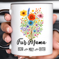 Fur Mama Mug 11oz 15oz Custom Coffee Cup Gift for Pet Lovers Cat or Dog Mom Personalized Ceramic Mug for Animal Owner