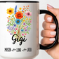 Gigi Mug 11oz 15oz Custom Coffee Cup Gift for Grandma Birthday or Mothers Day Personalized Ceramic Mug for Her from Grandkids