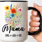 Mama Mug 11oz 15oz Custom Coffee Cup Gift for Mom New Mom Mothers Day Present from Kids Personalized Ceramic Mug for Her Daily Use