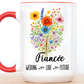 Fiancee Mug 11oz 15oz Custom Coffee Cup Engagement Gift for Her Future Bride Present Personalized Ceramic Mug for Wedding or Proposal