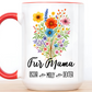 Fur Mama Mug 11oz 15oz Custom Coffee Cup Gift for Pet Lovers Cat or Dog Mom Personalized Ceramic Mug for Animal Owner
