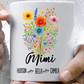 Mimi Mug 11oz 15oz Custom Coffee Cup Gift for Mimi Birthday or Mothers Day Personalized Ceramic Mug for Grandma from Grandkids