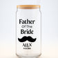 Father of the Bride Sipper, Custom Wedding Sipper, Personalized Father Gift, Bride Dad Gift, Wedding Day Keepsake Cup, 16oz