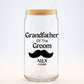 Grandfather of the Groom Sipper, Personalized Wedding Gift, Custom Grandpa Sipper, Groom Grandfather Gift, Wedding Keepsake, 16oz Cup