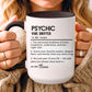 Custom Psychic Dictionary Mug, Funny Vibe Sniffer Coffee Mug, Spiritual Gift for Intuitive Souls, Colorful Mugs 11oz 15oz