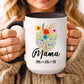 Fur Mama Mug 11oz 15oz Custom Coffee Cup Gift for Pet Lovers Cat or Dog Mom Personalized Ceramic Mug for Animal Owner