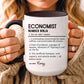 Funny Economist Mug, Number Ninja Dictionary Mug, Custom Coffee Cup for Finance Pros, Gift for Economists, Colorful Mugs (11oz, 15oz)