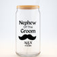 Nephew of the Groom Sipper, Personalized Wedding Gift, Custom Nephew Sipper, Groom Family Gift, Wedding Keepsake, Ring Bearer Cup, 16oz
